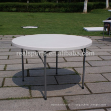 Tables rondes pliantes rondes de 8ft de table multifonctionnelle blanche de 2018